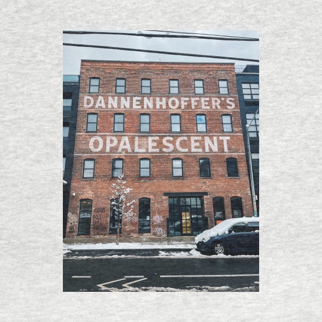 "Dannenhoffer's Opalescent" former factory building by offdutyplaces